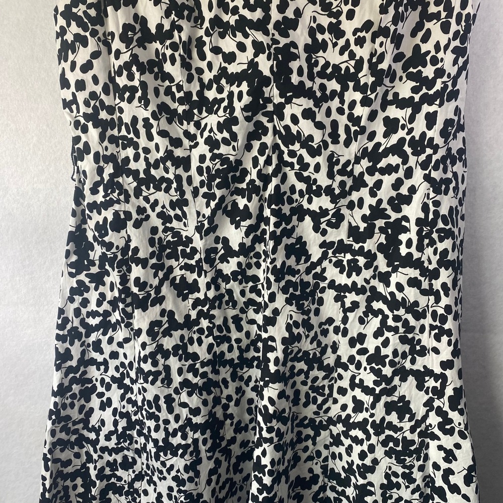 R&K Originals Black and White Sleeveless V Neck Dress Size 14 - Picture 10 of 10